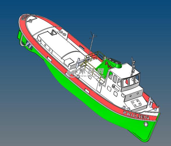 251大型轮船模型设计 - 海洋船舶图纸 - 沐风网